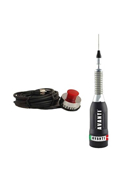 Avanti 1.95m Regale CB radio antenna with trunk mount and 5m MSR cable