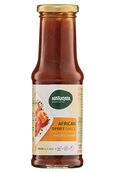 Naturata Organic hot sauce in African style, for barbecue, 210ml