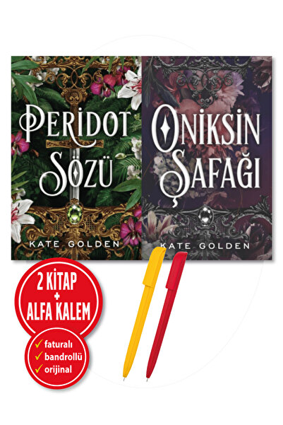 İnkılap Kitabevi Alfa Kalem+Peridot Sözü+Oniksin Şafağı+Kate Golden 2 Kitap+Y...