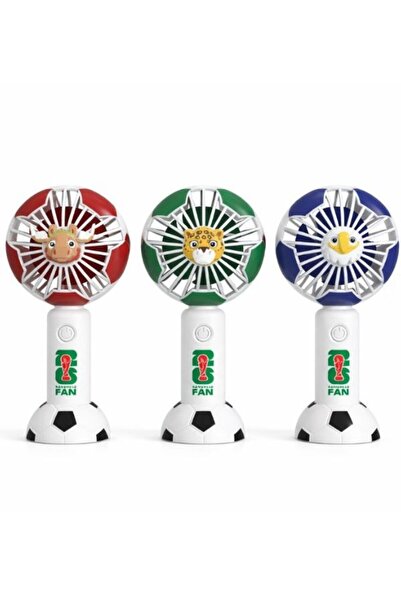 SHOP LIKE A PRO Portable USB Fan 16 cm, Football Cup Design, Various Models, ...
