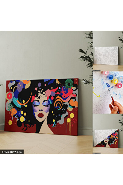 CeSht مجموعة الرسم بالأرقام للنساء مقاس 30×40 سم