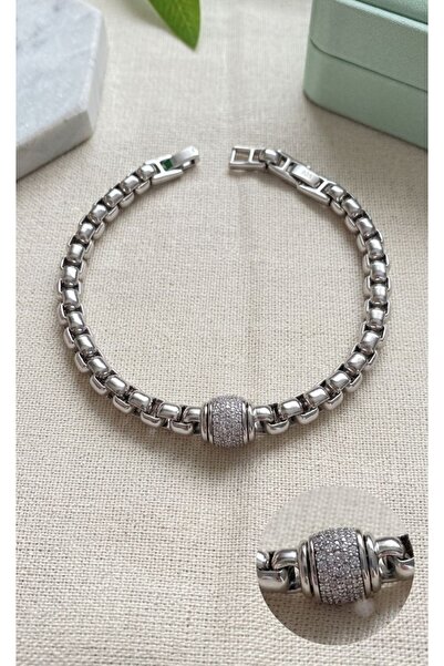 XUPING JEWELRY Xupıng Özel Seri Silindir Taşlı Gümüş Renk Kuyumcu İşçiliği Bi...