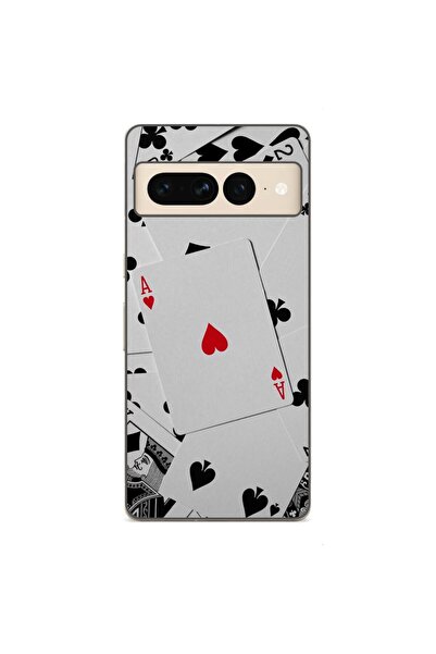 OEM Husa compatibila cu Google Pixel 8 Pro Silicon Gel Tpu Model Carti Poker
