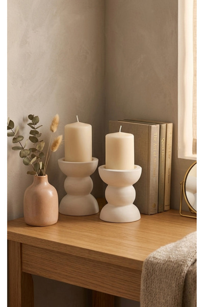 MoonAteliier Dekoratif beton mumluk