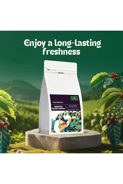 The Caphe Vietnam Robusta Coffee Blend – Medium Roast (Ground) 500g | Balanced & Full-Bodied, Freshly Roasted in Dubai