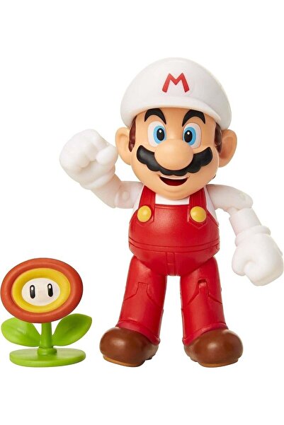 scntoys Nintendo Super Mario Figure: Fire Mario, 10 cm, 13252 Super Mario Fir...