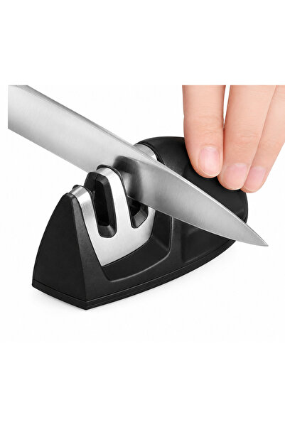 OEM Knife Sharpening Device with 2 Positions, Non-Slip, 10x5.3x4.5cm