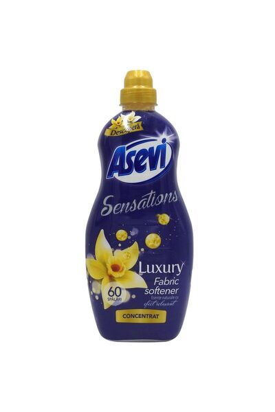 SOHO Fabric Softener, Asevi, 1.44 L Concentrate Sensations Luxury 60 washes,