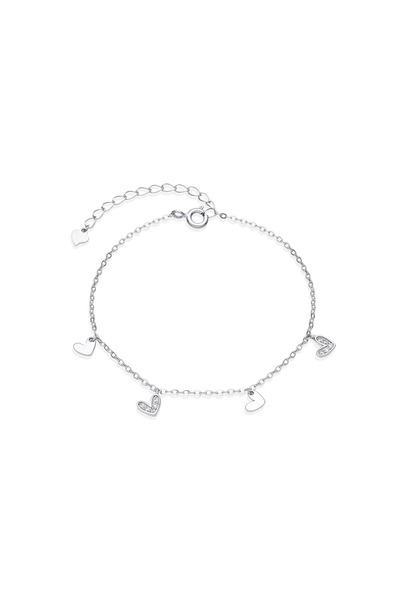 Lisa&Co. Brățară Argint Shiny Heart Frame