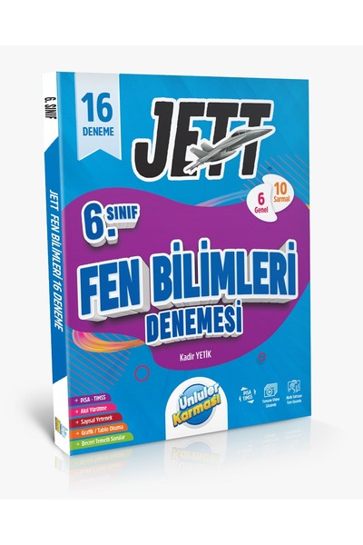 Ünlüler Karması 6. SINIF FEN BİLİMLERİ JETT 16'LI BRANŞ DENEMELERİ