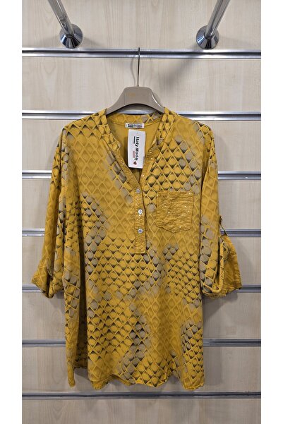 Park Moda Italian Shirt with Sequin Detail
