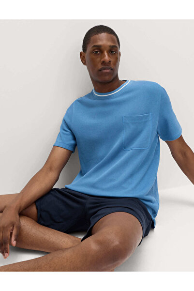 Marks & Spencer Pamuk Karışımlı Oversize Pijama Üstü