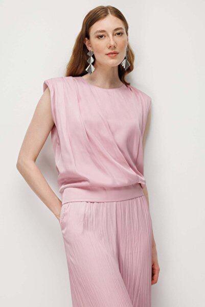 ON Drape Detaylı Kolsuz Bluz