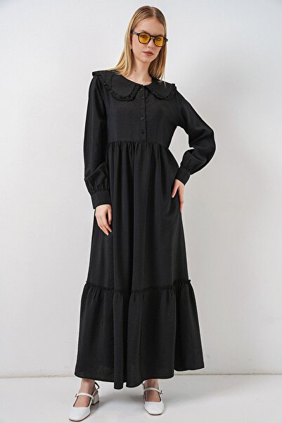 Hiccup BDART Maxi Dress with Yaka Baby and Button Closure