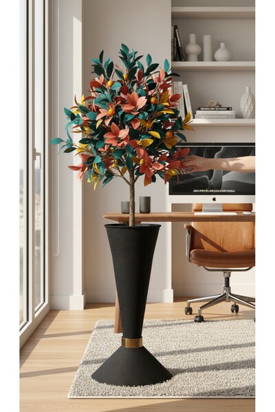Mono Decors Saksı Huni Model Siyah