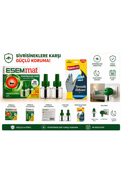 Esemmat Elektrolikit yedek 45 gece 2 âdet yedek