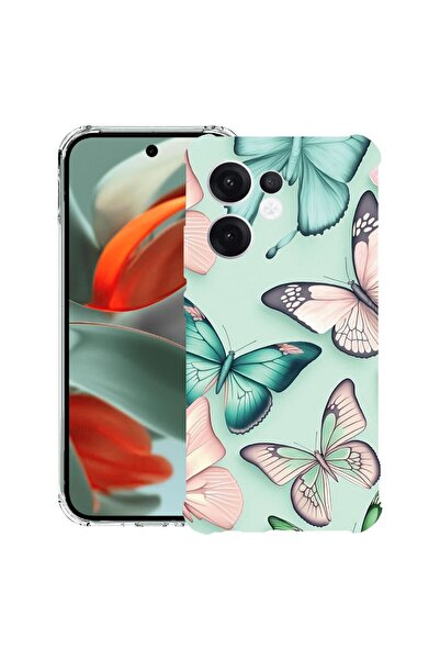 bestcase Съвместим калъф за OPPO Reno13 F 5G, Удароустойчив 1.5ММ, Десен с пе...