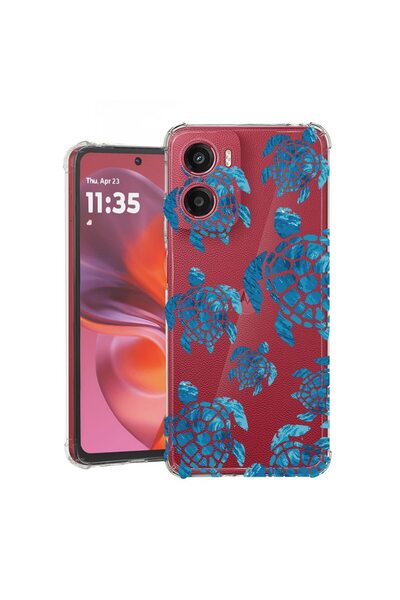 bestcase ¬Æ Husa Anti Shock Compatibila cu Motorola Moto G06, Summer Turtles,...