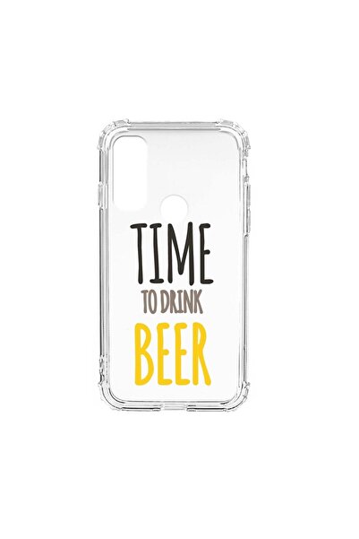 bestcase Husa Anti Shock Silicon Compatibila Cu Motorola Moto E40, Beer, Mili...
