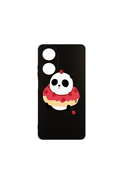 bestcase Тънък силиконов калъф 0.8ММ, съвместим с OPPO A60, Сладка панда, Защ...