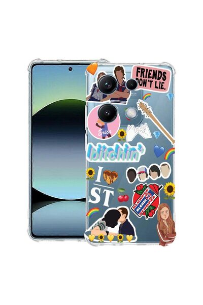 bestcase Αντικραδασμική Θήκη Συμβατή με OPPO A6 Pro, με Σχέδιο  "Φίλοι Δεν Λέ...