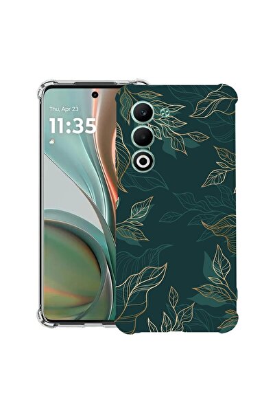 bestcase ¬Æ Husa Anti Shock pentru OPPO A5 5G cu Design Green Feathers, 20520...
