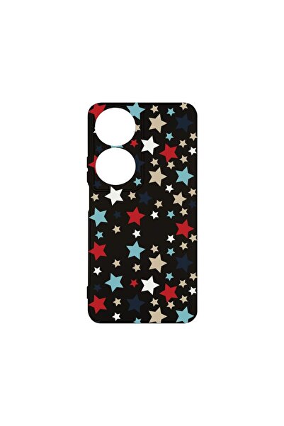 bestcase Θήκη Σιλικόνης Premium, Συμβατή με Honor X7b, Σχέδιο Αστέρια, Λεπτή ...