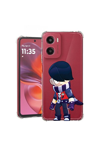 bestcase Калъф за Motorola Moto G05, Удароустойчив 1.5ММ, Brawl Stars Edgar, ...