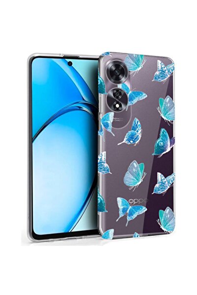 bestcase Θήκη για OPPO A60 4G, Διαφανής Σιλικόνη 2MM, Σχέδιο Πεταλούδας, Αντι...