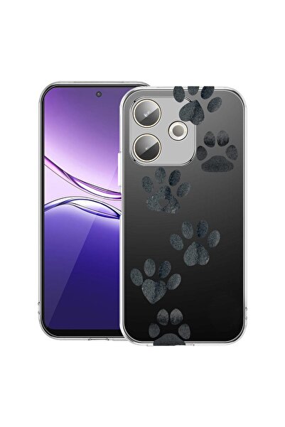 bestcase ¬Æ Husa Clear Silicon pentru OPPO A5 Pro 5G, Dog Paw, 2042415 T 1013