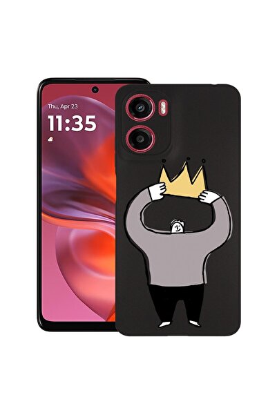 bestcase Θήκη για Motorola Moto G05, King, Λεπτή σιλικόνη 0.8MM, Αντικραδασμι...