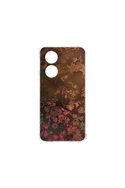 bestcase Husa Anti Shock 1.5MM, compatibilă cu OPPO A18, Pene Aurii, Tehnolog...
