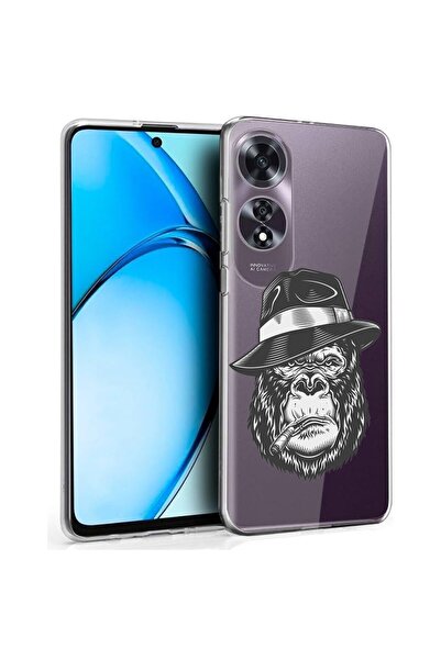 bestcase ¬Æ Husa pentru OPPO A60 4G, Clear Silicon 2MM, Maffia Monkey, Antiso...