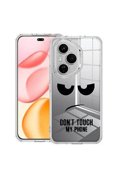bestcase ¬Æ Husa Clear Silicon pentru Honor 400 Pro, Don‚Äôt Touch My Phone, ...