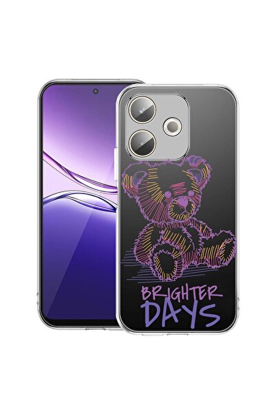 bestcase Husa Clear Silicon pentru OPPO A5 Pro 5G, Teddy Bear Brighter Days, ...