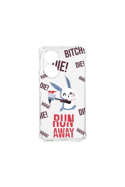 bestcase Αντικραδασμική Θήκη 1.5MM, συμβατή με OPPO A38, Τρέξτε Μακριά!, Τεχν...