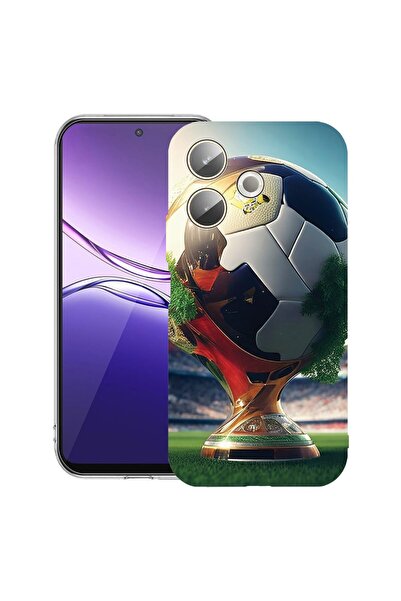 bestcase ¬Æ Husa Clear Silicon pentru OPPO A5 Pro 5G, Football Cup Trophy, 20...