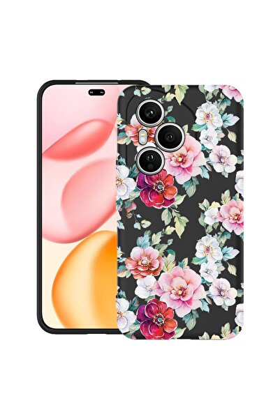bestcase Θήκη TPU Υπέρλεπτη Συμβατή με Honor 400 Pro, Φλοράλ - Σχέδιο Καμέλια...