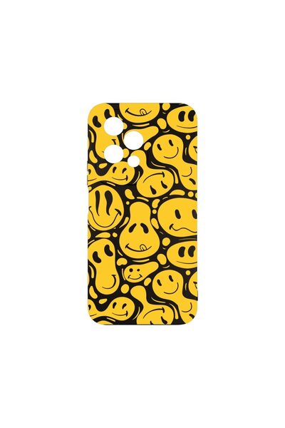bestcase ¬Æ Husa Premium Silicon, Compatibila Cu Honor 200 Lite, Acid Smiley,...