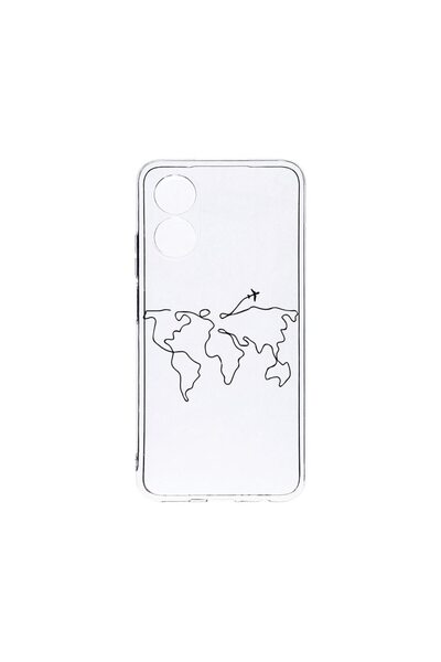 bestcase Διαφανής Θήκη Σιλικόνης 2MM, Συμβατή με OPPO A17, Σχεδιασμός με γωνί...