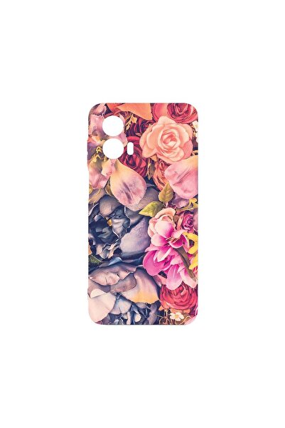 bestcase Θήκη Σιλικόνης Premium, Συμβατή με Motorola Moto G04, Φλοράλ, Λεπτή ...