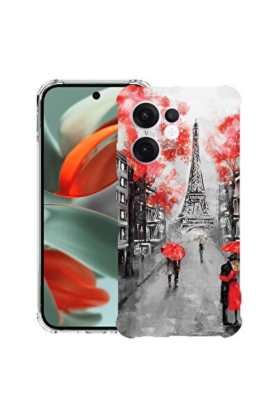 bestcase Αντικραδασμική Θήκη 1.5mm Συμβατή με OPPO Reno15, με Σχέδιο Πύργου τ...