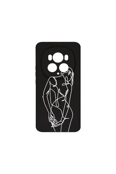 bestcase ¬Æ Husa Premium Silicon, Compatibila Cu Honor Magic6 Pro, Woman, SLI...