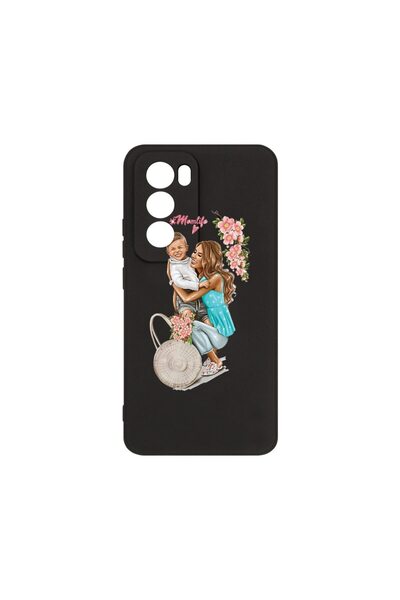 bestcase Θήκη Σιλικόνης Premium, Συμβατή με OPPO Reno12, Σχέδιο  "Mom Life Wi...