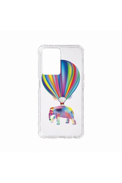 bestcase Husa BestCase¬Æ Anti Shock, Compatibila cu OPPO A57, Rainbow Elefant...