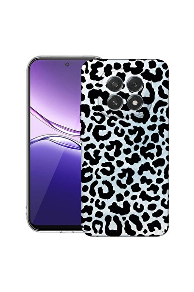 bestcase ¬Æ Husa pentru OPPO F29 cu Design Leopard, Clear Slim Silicon, Antis...