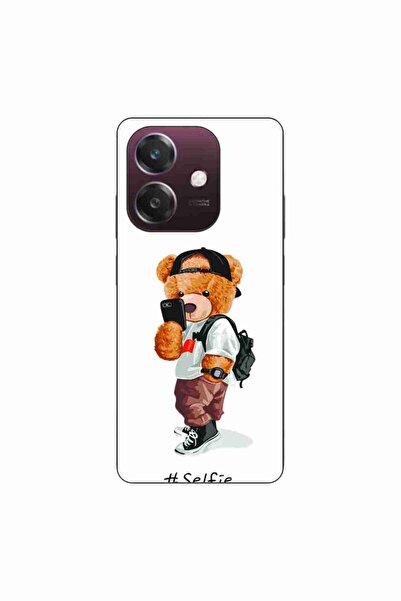 OEM Husa compatibila cu Oppo A40 Silicon Gel Tpu Model Bear Teddy Selfie