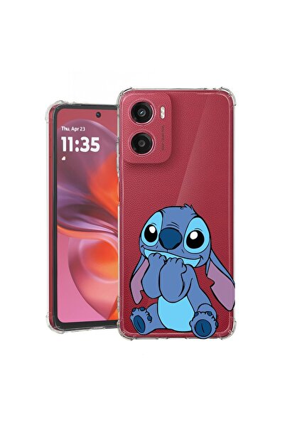 bestcase ¬Æ Husa pentru Motorola Moto E15, Anti Shock 1.5MM, Adorable Stitch,...