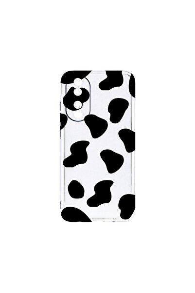 bestcase Διαφανής Θήκη Σιλικόνης 2MM, Συμβατή με Honor 90 5G, Μαύρη Αγελάδα, ...