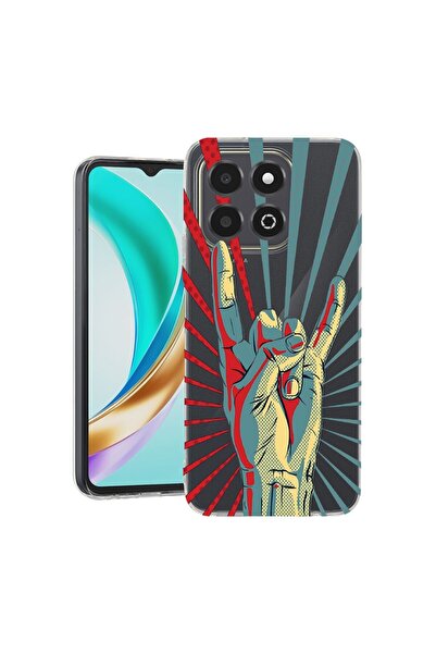 bestcase ¬Æ Husa Clear Slim Silicon Compatibila cu Honor X6c, Rock Festival, ...